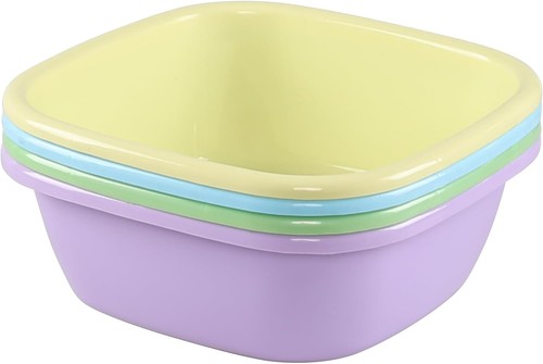 Set plastic wash basin - of,