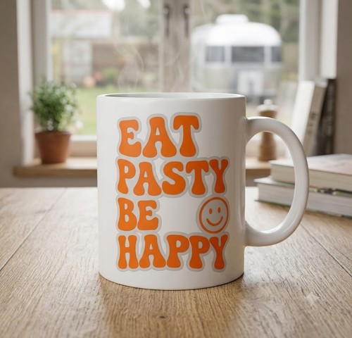 Eat pasty happy - be, –