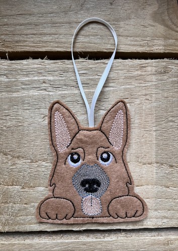 German shepherd hanging - german,