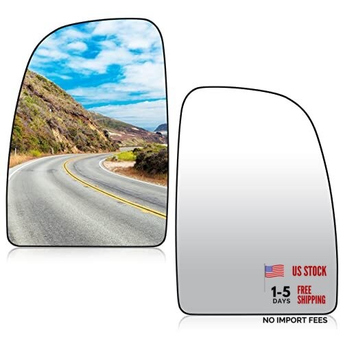 Ram heated upper mirror glass - upper,
