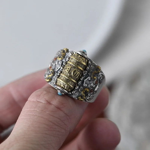Adjustable buddhist ring - adjustable,