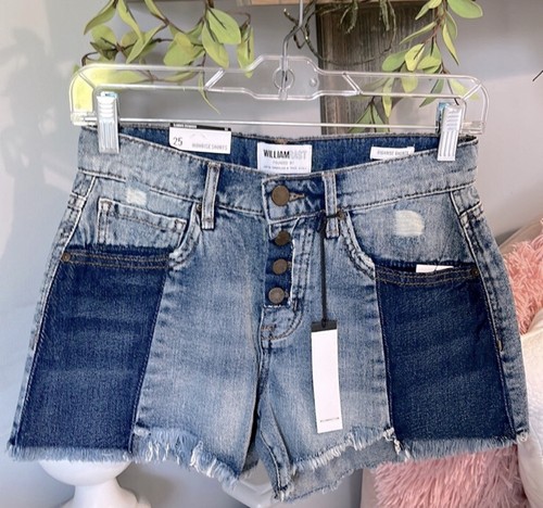 William rast denim jean shorts - william,