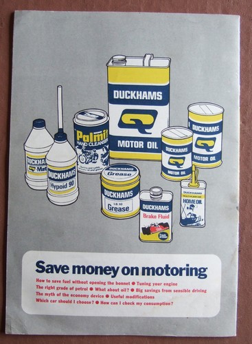 1975 duckhams save - 1975, money