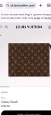 Louis Vuitton Toiletry Monogram Pouch 26 Brown Canvas Rrp £780
