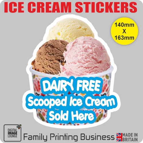 Ice cream van stickers cones - ice,