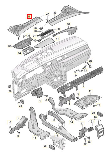 Volkswagen passat front - b8,
