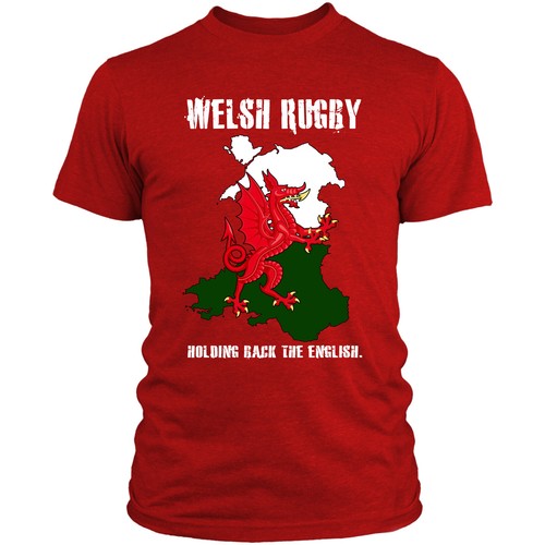 Welsh rugby shirt funny - t,