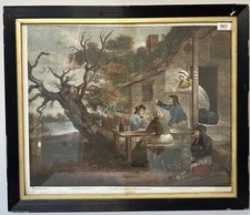 Rare 1802 Georgian Engraving “Sailors’ Conversation” by Morland & Ward