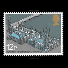1975 qeii 12p palace of - gb,