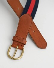 GANT Men’s Striped Webbing Belt 36 Waist