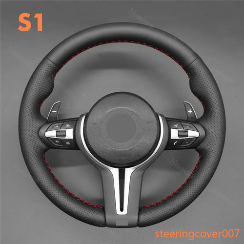 Genuine leather steering - leather,
