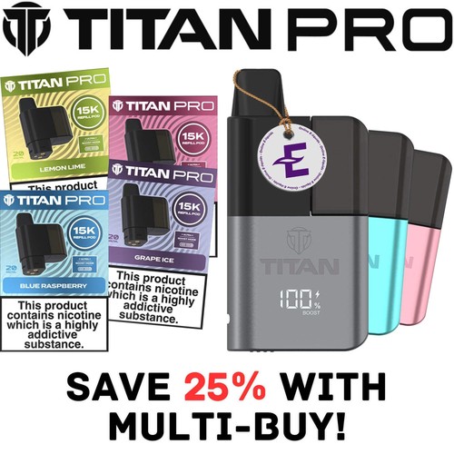 Titan pro 15k vape - 15k, kit