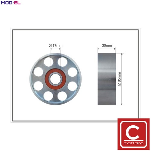 Tensioner pulley vribbed belt - vribbed,