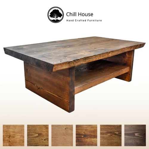 Waney live edge coffee table - /,