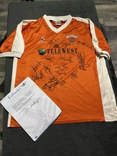 Signed COA Blackpool 1999 Home