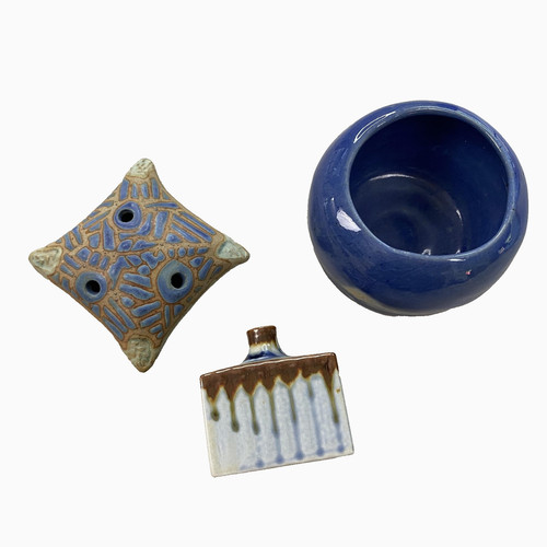 Studio art pottery lot 3 - of,