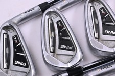 Ping i20 Irons / 4-PW+GW / White Dot / Stiff Flex Dynamic Gold S300 Shafts