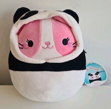 Squishmallow Joxtine the Cat in Panda Outfit Claires Exclusive 8” Plush Rare 