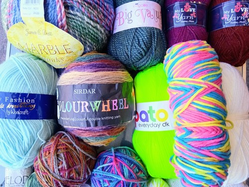 1400g mixed yarn bundle - yarn, new
