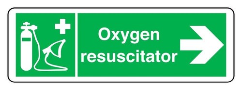 Oxygen resuscitator arrow - oxygen,