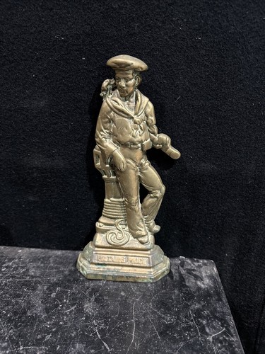 Vintage brass sailor figural - sailor,