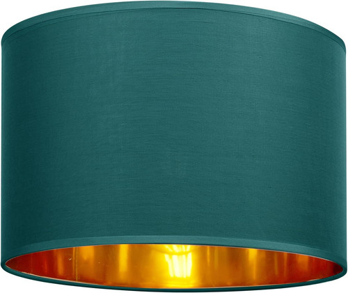 Fabric lamp shades with - lamp, golden