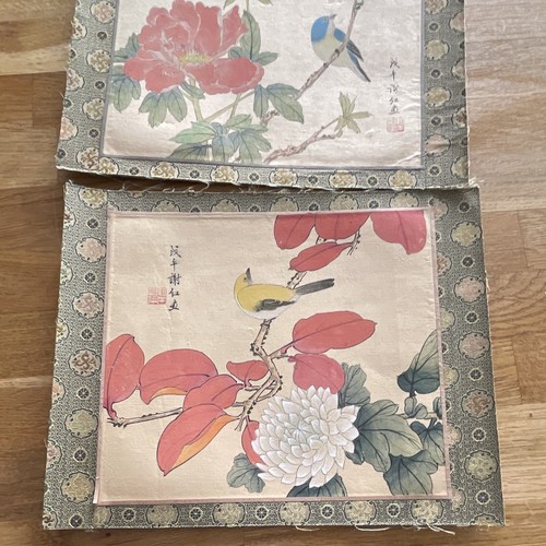 Chinese painting scroll birds - chinese, painting/scroll
