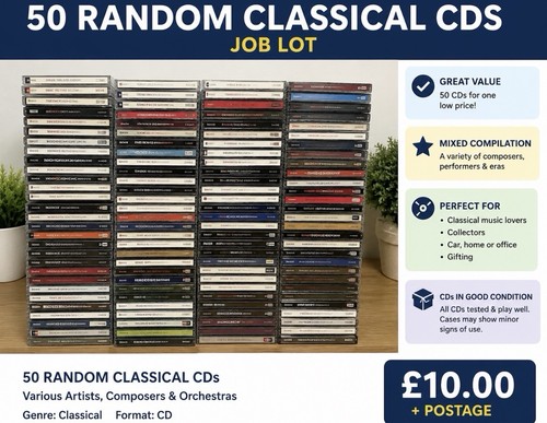 Classical music cds job - classical, 50