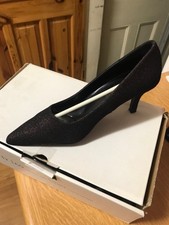 Brown Glitter Effect Shoes