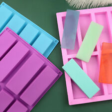 Silicone Rectangle 8 Cavity Cake Mold Chocolate Baking Tray Soap Ice Cubic Mould