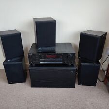 Sony STR-D611 Pro Logic Surround Sound Tuner Amp & JPW Speakers - Black