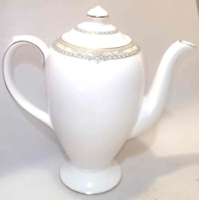 elegant Royal Doulton Isabella coffee pot bone china England 1995