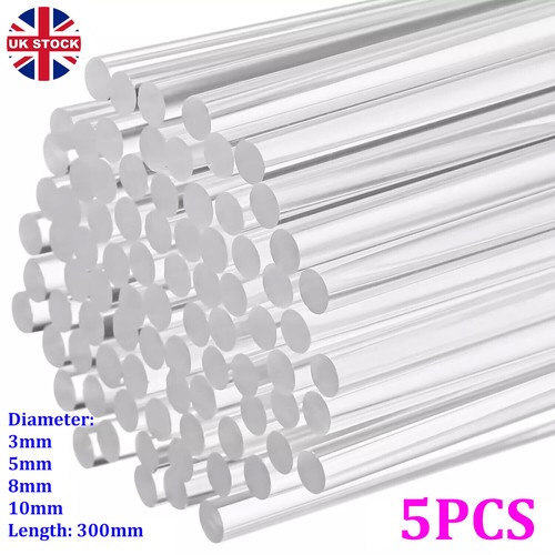 5pcs clear acrylic - acrylic, 3mm