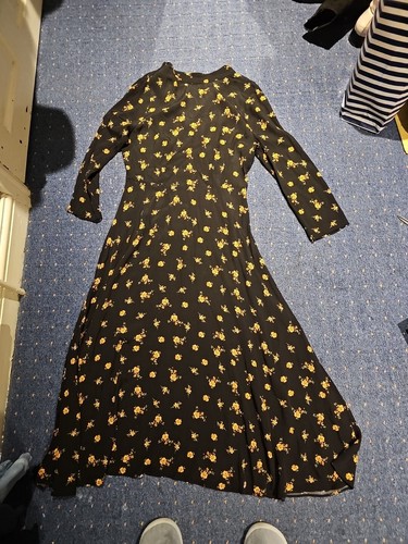 Zara black and yellow floral - yellow,