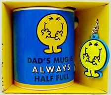 Mr Happy Mug & Keyring Set
