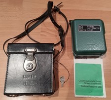 A Vintage Cowley Automatic Level In Original Leather Case. Made In England 1960s