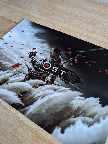 Ghost tsushima poster a3 - tsushima,
