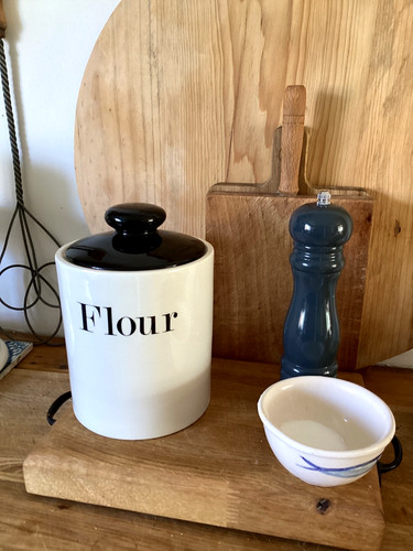 Vintage melba ware flour - ware,