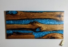 Blue Epoxy Resin River Bedroom