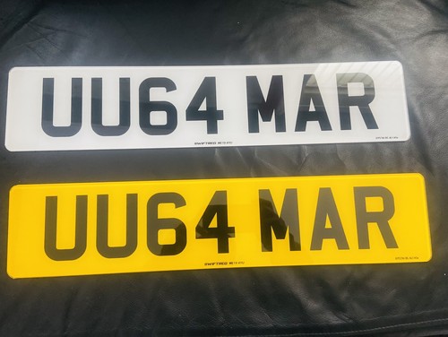 Number plates private - private, name