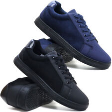 Mens Lace Up Casual Retro Faux Leather Deck Plimsolls Trainers Pumps Boat Shoes