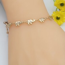 18K Gold Plated Elephant Chain