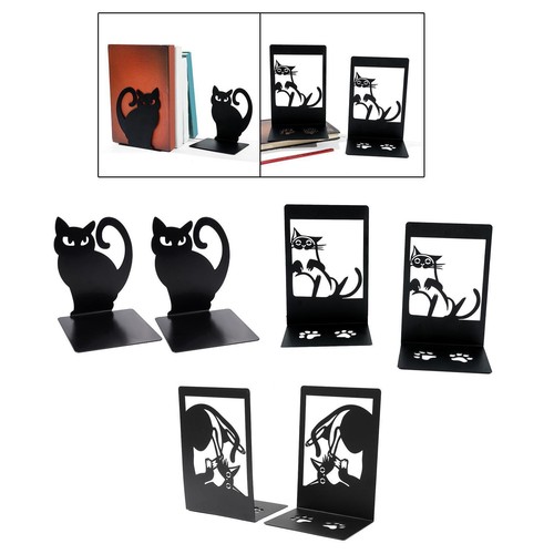 Playful cat bookends - cat, for