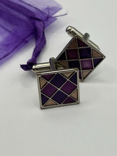 Men cufflinks silver tone - cufflinks,, silver-tone