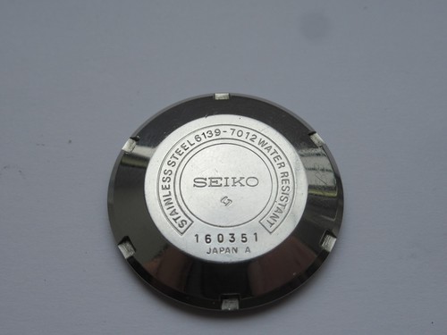 Seiko 6139 7012 - case, back