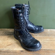 Carolina USA Side Zipper Jump Boot - 10" 22 Eyelet - Black - US 9 UK 8.5