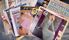 Vintage Retro 1980's Knitting