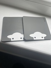 Herdy Grey Peep Coasters (Set Of 2)