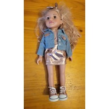 Chad Valley DesignaFriend Kylie Fashion Doll 18" Blonde Hair with Denim Jacket