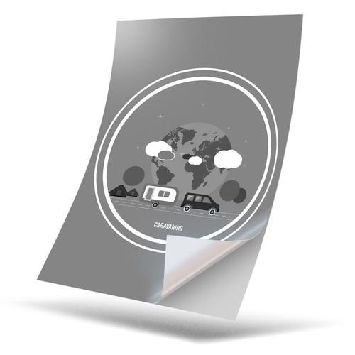 Vinyl sticker bw - sticker,